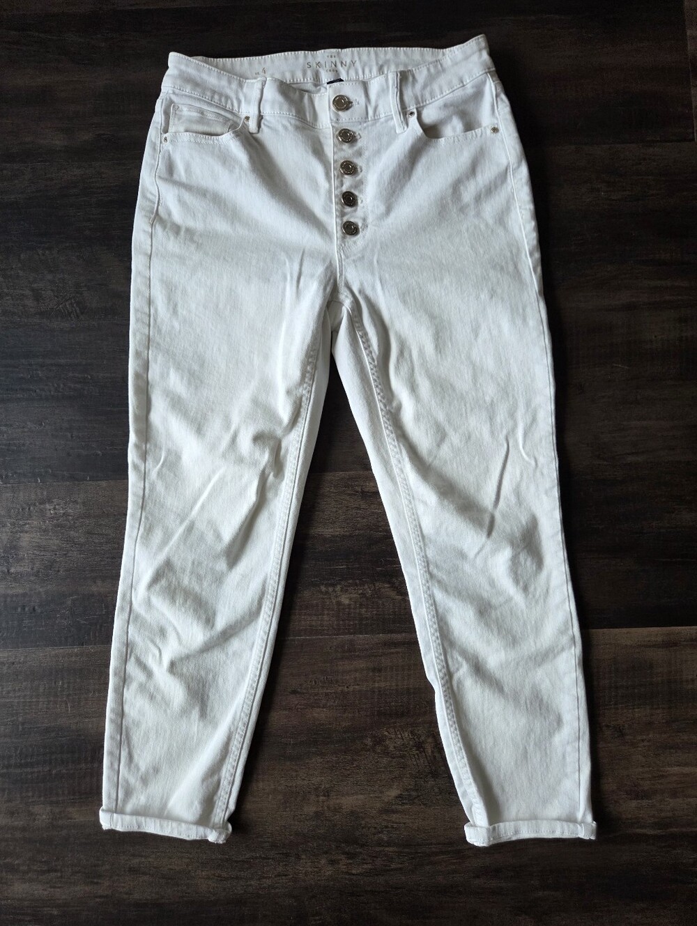 White House Black Market White Jeans